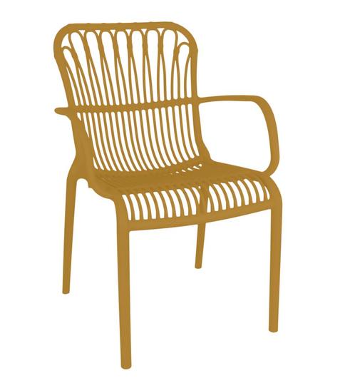Tuinstoel - Rattie - Geel - The Outsider, Tuin en Terras, Tuinstoelen, Verzenden