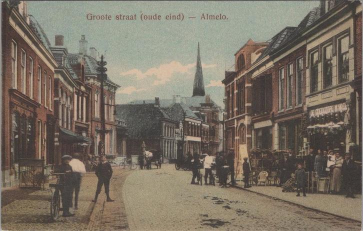 ALMELO - Groote straat (oude eind), Verzamelen, Ansichtkaarten | Nederland