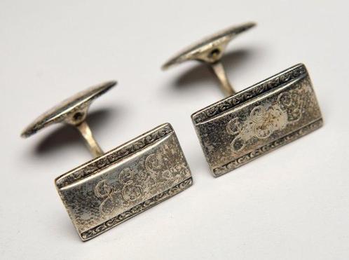 Zonder Minimumprijs - Manchetknopen Finland 813 Zilver -, Sieraden, Tassen en Uiterlijk, Antieke sieraden