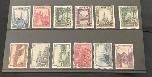 België 1929 - Volledige jaargang met Grote Montenez,, Postzegels en Munten, Postzegels | Europa | België