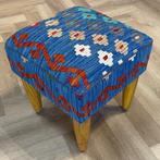 Poef - ( unused ) - kelim handgeweven - wol - kleurrijk, Nieuw