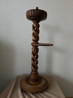 Asbak - Hout - Vintage asbak gerstedraai