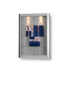 Basic vitrinekast GPC 150-Zilver-W, Nieuw in verpakking