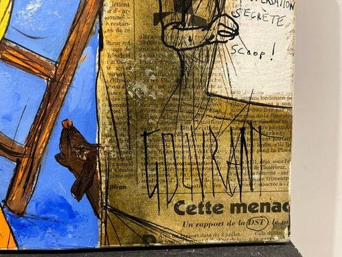 Gérard Gouvrant (1946) - D’UN CALME TERRIFIANT, Antiek en Kunst, Kunst | Schilderijen | Klassiek