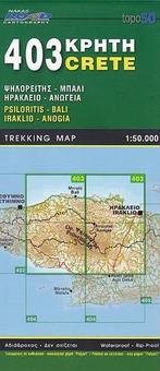 Wandelkaart 403 Kreta Psiloritis - Bali - Iraklio - Anogia |, Nieuw, Verzenden