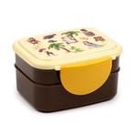 Bentobox/Lunchbox - Jolly Rogers Piraten - Beige&Geel&Bruin, Ophalen of Verzenden, Nieuw
