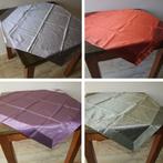 Vierkant tafelkleed tafellaken glanzend - div. kleuren NIEUW, Ophalen of Verzenden, Nieuw, Vierkant, Binnen
