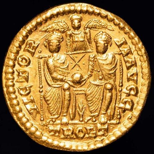 Romeinse Rijk. Valentinianus I (364-375 n.Chr.). Solidus, Postzegels en Munten, Munten | Europa | Niet-Euromunten