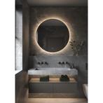 HIPP Design Phantom Ronde LED spiegel - Brons Frame 100 cm -, Huis en Inrichting, Woonaccessoires | Spiegels, Ophalen of Verzenden