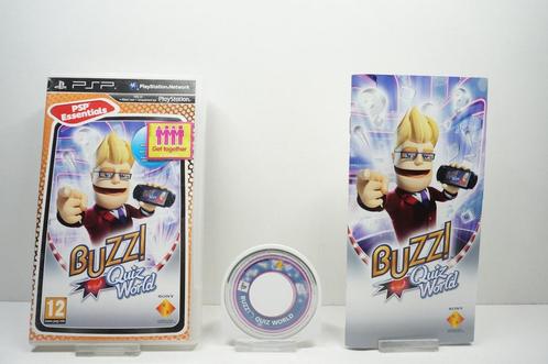 Buzz Quiz World (PSP Essentials) Morgen in huis! (PSP), Spelcomputers en Games, Games | Sony PlayStation Portable, Zo goed als nieuw