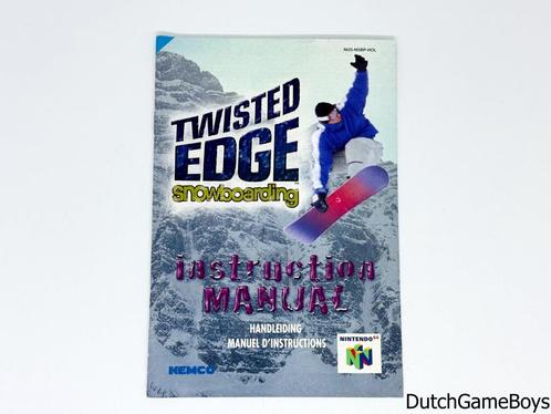 Nintendo 64 / N64 - Twisted Edge - Snowboarding - HOL - Manu, Spelcomputers en Games, Games | Nintendo 64, Gebruikt, Verzenden