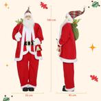 Kerstman 1,6 M Staande Kerstman Met Cadeau- En Kerstklokken, Diversen, Verzenden, Nieuw