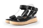 Scapino Sandalen in maat 39 Zwart | 10% extra korting, Verzenden, Zwart, Sandalen of Muiltjes, Scapino