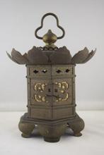 Tsuri-Dourou hanging temple lamp - Lantaarn - Brons -, Antiek en Kunst