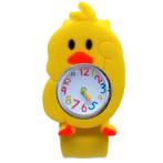 Fako® - Kinderhorloge - Slap On Mini - Kuiken - Geel, Verzenden, Nieuw