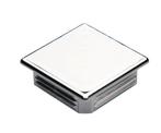 Verchroomd Vierkant Insteekdop - 50x50mm - 4 Stuks - Standaa, Ophalen of Verzenden, Nieuw, Universele onderdelen