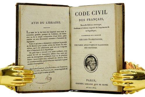 Napoléon - Code Civil des Français - 1804, Antiek en Kunst, Antiek | Boeken en Bijbels