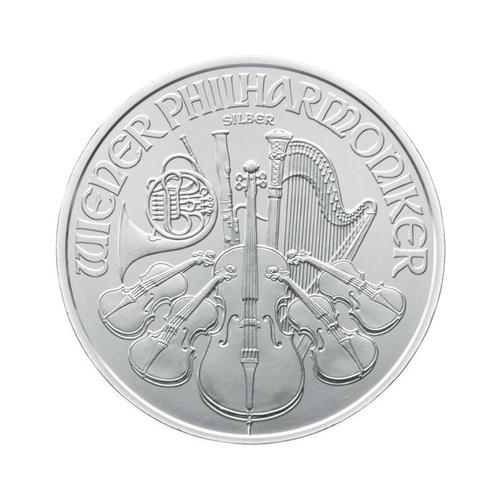 Zilveren Wiener Philharmoniker munt 2025 1 troy ounce, Postzegels en Munten, Edelmetalen en Baren, Verzenden