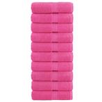 vidaXL Gastendoekjes SOLUND 10 st 600 g/m² 30x50 cm roze, Verzenden, Nieuw, Roze