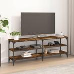 vidaXL Tv-meubel 140x30x50 cm bewerkt hout gerookt, 100 tot 150 cm, Verzenden, Nieuw, Minder dan 100 cm