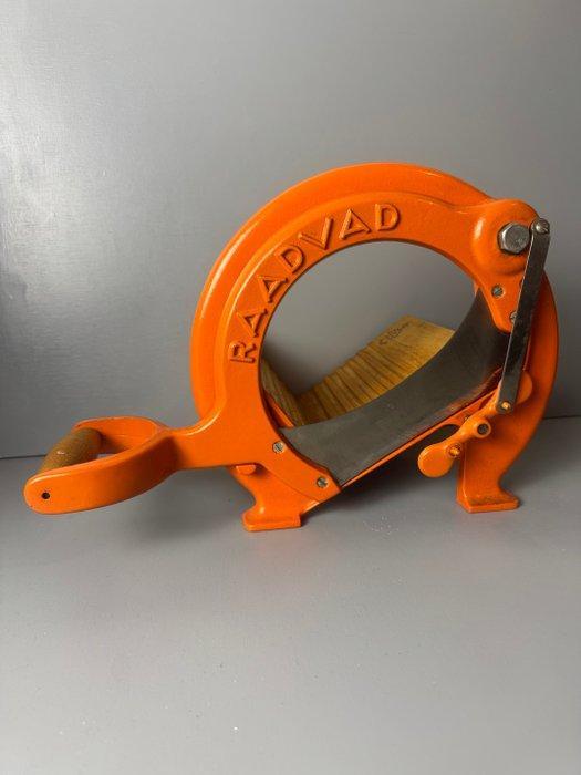 Raadvad - Broodsnijmachine - Staal, Hout - Oranje Deens, Antiek en Kunst, Antiek | Meubels | Stoelen en Banken