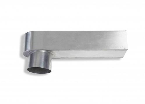 zinken stadsuitloop 60 x 100 mm - uitloop Ø80, Doe-het-zelf en Verbouw, Buizen en Afvoer, Ophalen of Verzenden