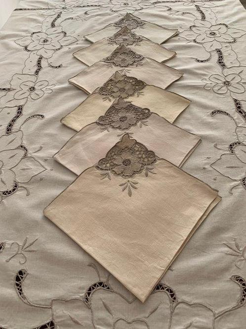 Tafelkleed - 176 cm - 135 cm, Antiek en Kunst, Antiek | Kleden en Textiel