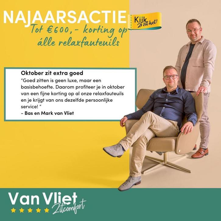 Sta op stoel specialist | €600 KORTING Fitform Najaarsactie, Diversen, Braces, Nieuw, Verzenden