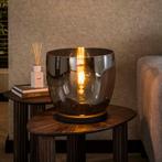 *WOONWINKEL* Lage Vloerlamp Grijs Rookglas 33 Cm, Verzenden, Nieuw