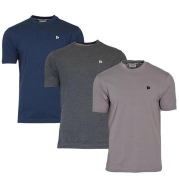 Donnay Donnay Heren - 3-Pack - T-Shirt Vince - beschikbaar voor biedingen