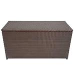 Tuinbox 120x50x60 cm poly rattan bruin (Schuurtjes-Rekken), Tuin en Terras, Tuinhuizen, Verzenden, Nieuw