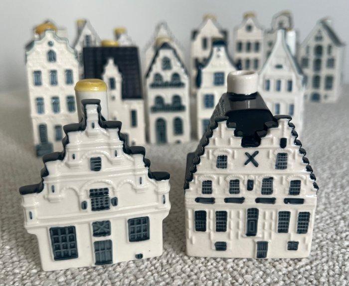 KLM-huisje - Bols - Set van 15 KLM huisjes – diverse nummers, Antiek en Kunst, Antiek | Wandborden en Tegels
