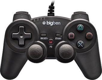 PS2 Controller Zwart BigBen (PS2 Accessoires), Spelcomputers en Games, Spelcomputers | Sony PlayStation 2, Zo goed als nieuw, Ophalen of Verzenden