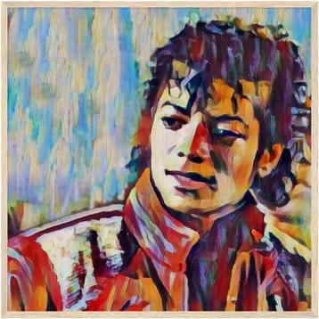 michael jackson poster | 50 x 50 cm beschikbaar voor biedingen