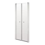 Nisdeur Pendeldeur Plieger Royal 6mm Glas 90x185cm Chroom, Ophalen of Verzenden, Nieuw, Chroom, Douche