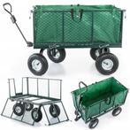 Industriële Kruiwagen met Rubberen Wielen - Tot 450 kg, Caravans en Kamperen, Ophalen of Verzenden, Opvouwbaar, Nieuw