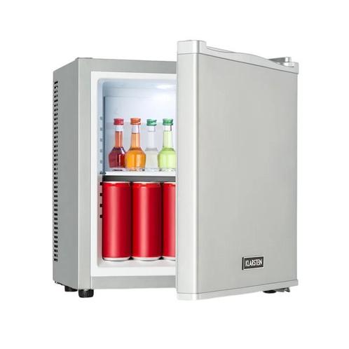 Tafelmodel Koelkast Minibar Minikoelkast Zilver Metallic, Witgoed en Apparatuur, Koelkasten en IJskasten, Minder dan 75 liter