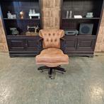 Chesterfield Stoker Bureaustoel - Jacht Cognac 28, Huis en Inrichting, Ophalen of Verzenden, Nieuw