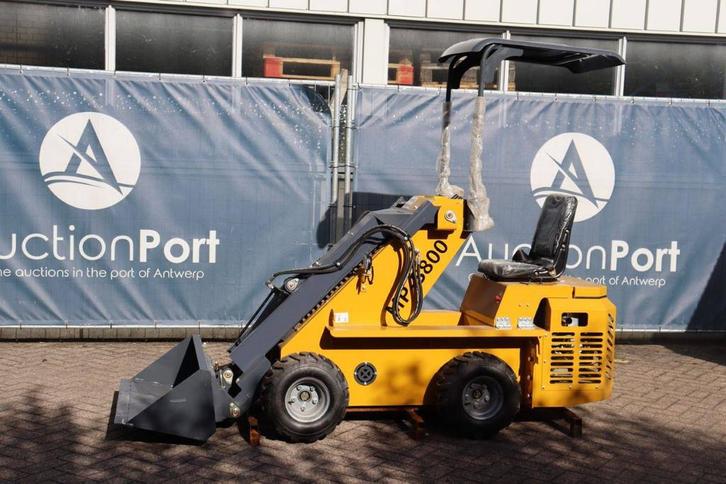 Veiling: Skidsteer MP-S800 Benzine 15pk Nieuw, Zakelijke goederen, Machines en Bouw | Kranen en Graafmachines, Wiellader of Shovel