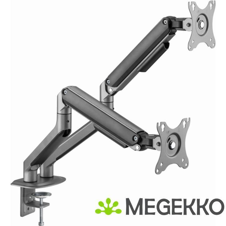 Gembird MA-DA2-05 Flat Panel Bureau Steun / Monitor Arm 32, Computers en Software, Monitoren, Nieuw, Verzenden