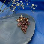 18 Krt. Gouden hanger met robijn (unieke kettinghanger, 750), Sieraden, Tassen en Uiterlijk, Broches, Gebruikt, Overige kleuren