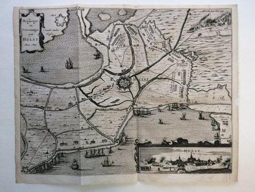 Nederland - Hulst, Sas van Gent, Philippine, Forte Real De, Boeken, Atlassen en Landkaarten