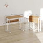 TRUUSK Opklapbare Kleine Bureau 63 Cm Met Wielen Ruimtebespa, Verzenden, Nieuw