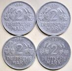 Duitsland, Bondsrepubliek. 2 Mark 1951 D, F, G and J (4