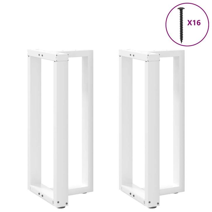 vidaXL Bartafelpoten 2 st T-vormig 40x35x(90-91) cm staal, Huis en Inrichting, Tafelonderdelen, Nieuw, Verzenden