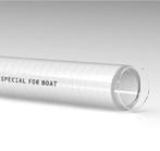 Sanitairslang-waterslang 25mm wit PVC met staalinlage