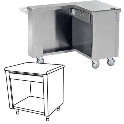 Kassa werk unit | rechts |  (B)120x(D)70x(H)90cm, Zakelijke goederen, Horeca | Keukenapparatuur, Nieuw in verpakking, Verzenden