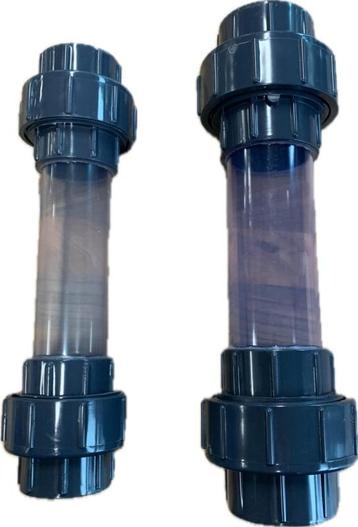 Mof met zichtglas / kijkglas 50mm met 3 delige koppeling beschikbaar voor biedingen