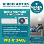 AUX Airco Split Unit 3,5kW - Laagste prijs in NL Gratis WiFi, Nieuw, Afstandsbediening, 100 m³ of groter, Verwarmen