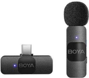 BOYA BY-V10 (V2.0) Zwart Microfoon met bevestigingsclip beschikbaar voor biedingen
